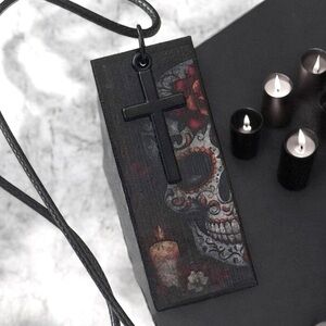 Gothic Sugar Skull Pendant